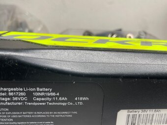 🔋 Na predaj set batéria + držiak Rockrider 36V 11.6Ah (418W - 3