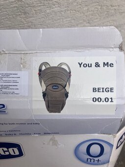 Nosič chicco you and me 3.5-12kg - 3