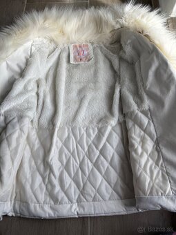 Biela dámska bunda - 3