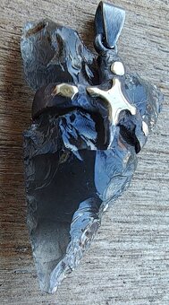 ORIGINALNY SPERK"OBSIDIAN V STRIEBRE SO ZLATOM" - 3