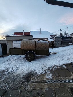 Predám vlečku možnosť zapojiť za auto aj za traktor - 3