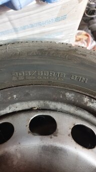 Predam pneu 205/55 R16 + hlinikove disky - 3