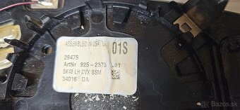 Sklo spätného zrkadla Škoda Superb III ľavé - 3