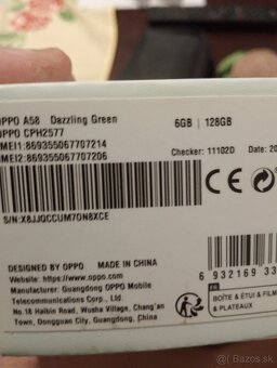 Oppo A58 6/128gb - 3