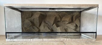 Terárium 100x50x40 s 3D stenou - 3