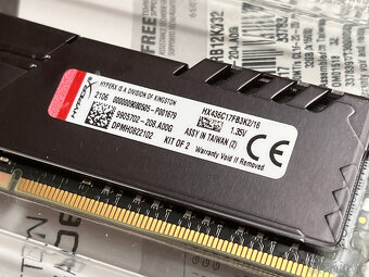 Kingston HyperX Fury Black DDR4 16GB (2x8GB) 3600MHz CL17 - 3