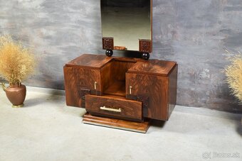 ŠTÝLOVÝ TOALETNÝ STOLÍK ART DECO SO ZRKADLOM - 3