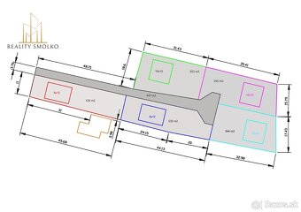 Na predaj pozemok 3175m2 na výstavbu až 4 RD-Kecerovce - 3