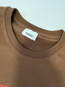 Burberry Tričko hnedé M - 3