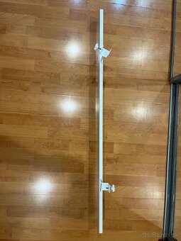 Zábrana do postele drevená, biela, 120cm , nová, Babetkovo - 3