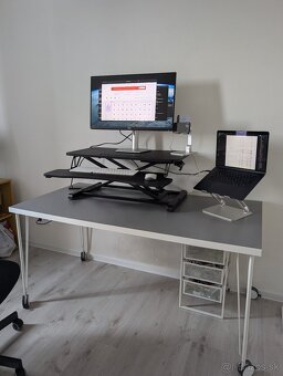 COSTWAY Sit-Stand Desk Extender - 3
