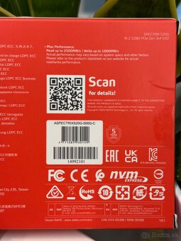 500GB RGB NVMe SSD – XPG SPECTRIX S20G - 3