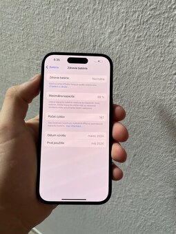 Predám IPhone 15 128GB 98% - 3