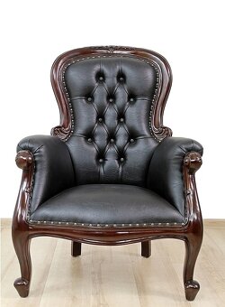 Kreslo v štýle chesterfield - 3
