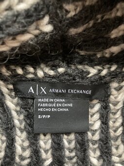 hrubá pletená vesta Armani Exchange - S - 3