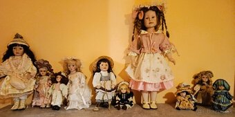 porcelánové bábiky 11ks - 3