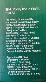Predám pílové kotúče 210 mm - 3