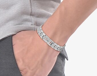 Unisex náramok Lacoste “Metropole Silver” - 3