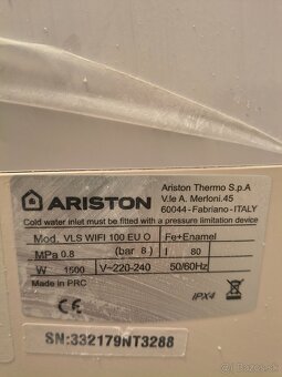 Ariston Velis Wifi 100 EU O 80 litrov - 3