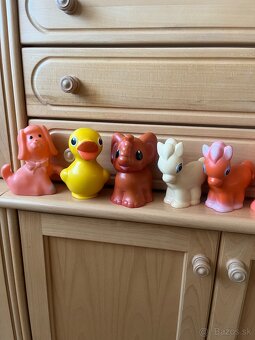 Retro pískacie gumené hračky - 3