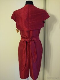 Šaty červené - nové, veľ.40 - zníž. cena - 3