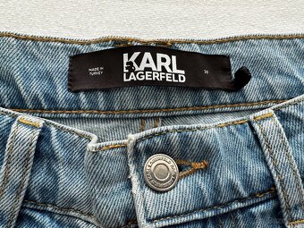 Pánske,kvalitné riflové šortky - Karl LAGERFELD - č. 31 - 3