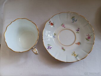 Míšeň, Meissen - malovaný porcelánový šálek - 3