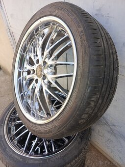 Predám Chromové Kola 5x112 R19 Voltec Barracuda - 3