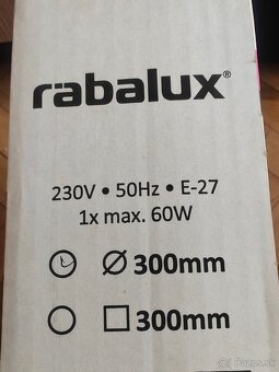 Rabalux - Luster 1xE27/60W/230V - nový nerozbalený - 3