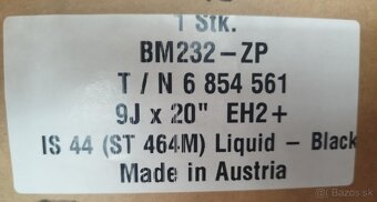 BMW 20" Liquid-Black Nové - 3