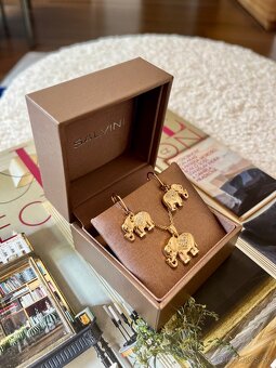 Náušnice + retiazka s príveskom - 3