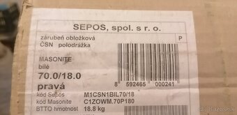 Interiérové dvere + zárubňa 70 P - 3