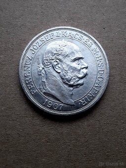 5 koruna 1907, výročná - 3