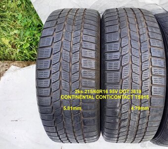 215/60 R16 ZIMNÉ Pneumatiky - 3