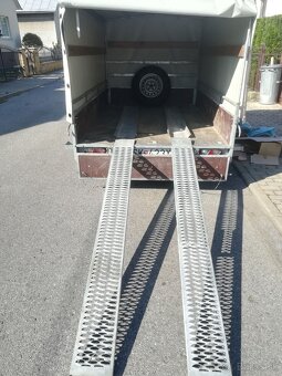 Privesny vozik 1000kg, brzdeny - 3