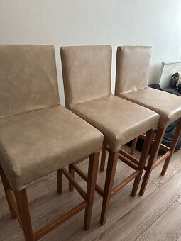 Hnedé barové stoličky - 3