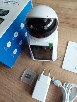 WiFi monitorovacia kamera s displejom SriHome - 3