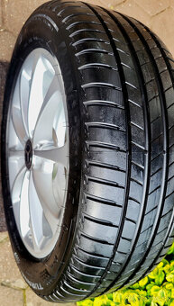 alu R17 5x112 orig. Mercedes, senzory, letné pneu 205/55 - 3