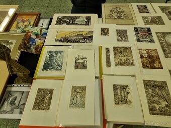 Predám grafiky Petra Kľúčika a obrazy aj grafiky iných autor - 3