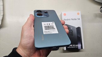 Redmi Note 14 modrý 128GB - zánovný - 3