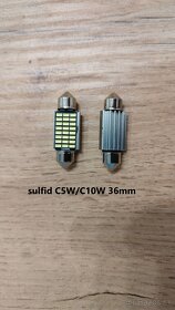 LED T10, T15, sulfidky C5W/C10W - 3
