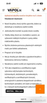 Nosic na 3x bicykel na zadne dvere - 3