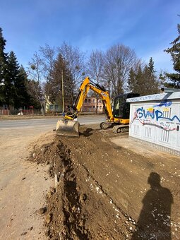 JCB 8055 zts + Engcon, centralne mazanie - 3