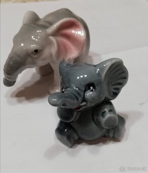 Sošky z porcelánu - sloniky - 3