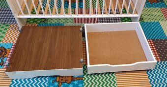 Detská postieľka s úložným priestorom a komple príslušenstvo - 3