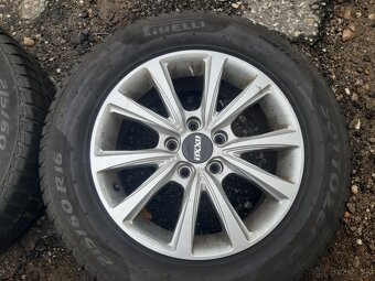 ALU DISKY 5x112 r16 obuté zimne pneu - 3