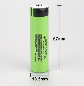 Predám NCR18650B Li-ion bateria Panasonic 3400 mAh - 3