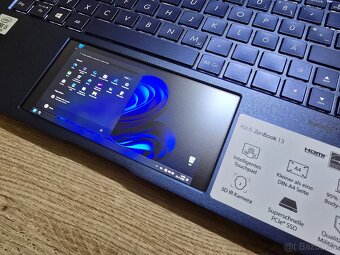 2 Displejovy štýlový Asus Zenbook 13 plnefunkcny s 8gb ram 5 - 3