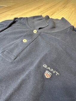 Smart Set - tmavomodrý pullover a biela košela - Gant - 3
