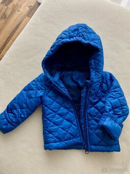 Overal flaušový pre bábätko 56 + vetrovka a čiapka - 3